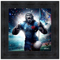 "Gorille Rugby",Tableau XXL...