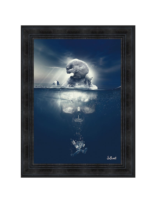 "Ours iceberg",80x120cm de Sylvain Binet