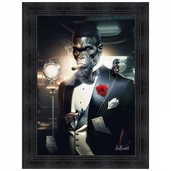 "Bad boy Gorille", 50x70cm,...