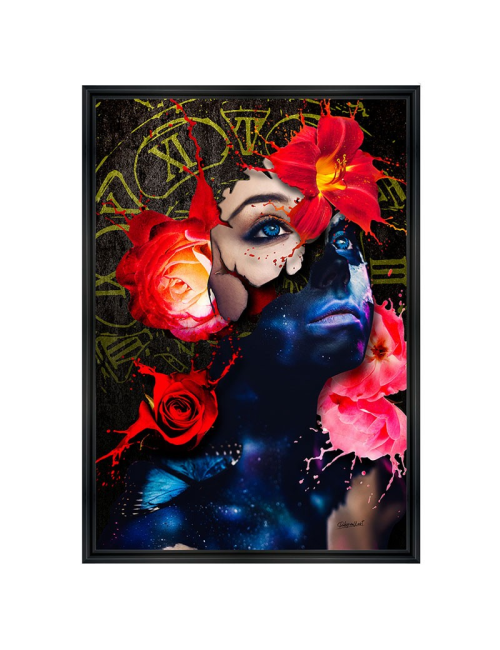 "Girl flower", Tableau design Rubix