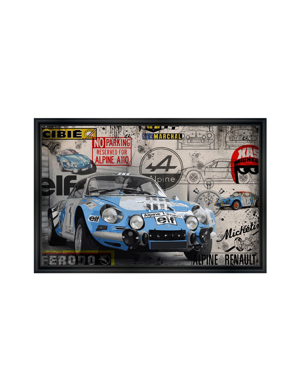 Tableau Alpine A110 – RUBIX