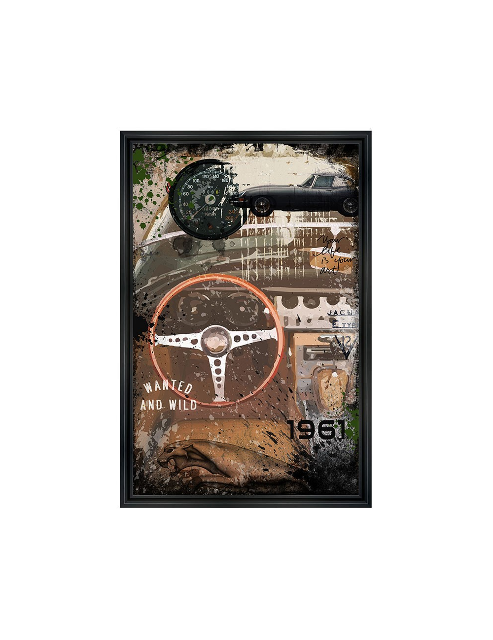 Tableau Jaguar Type E - RUBIX