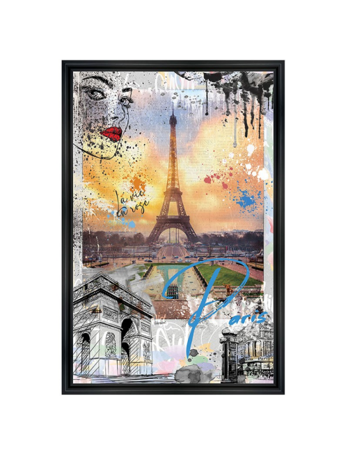 "Paris Eiffel",80x120cm, collection RUBIX