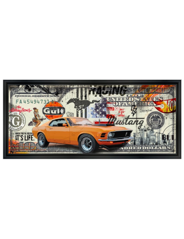 Tableau Ford Mustang par RUBIX – Format 63,5x150 cm