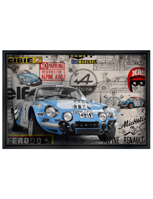 Tableau 80x120cm Alpine A110 –RUBIX