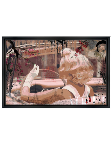 Tableau grand format 80x120 "Fashion Paris" – RUBIX chic rétro