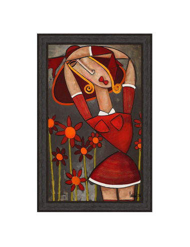 Tout rouge – Tableau 80x120 Martine Gonnin
