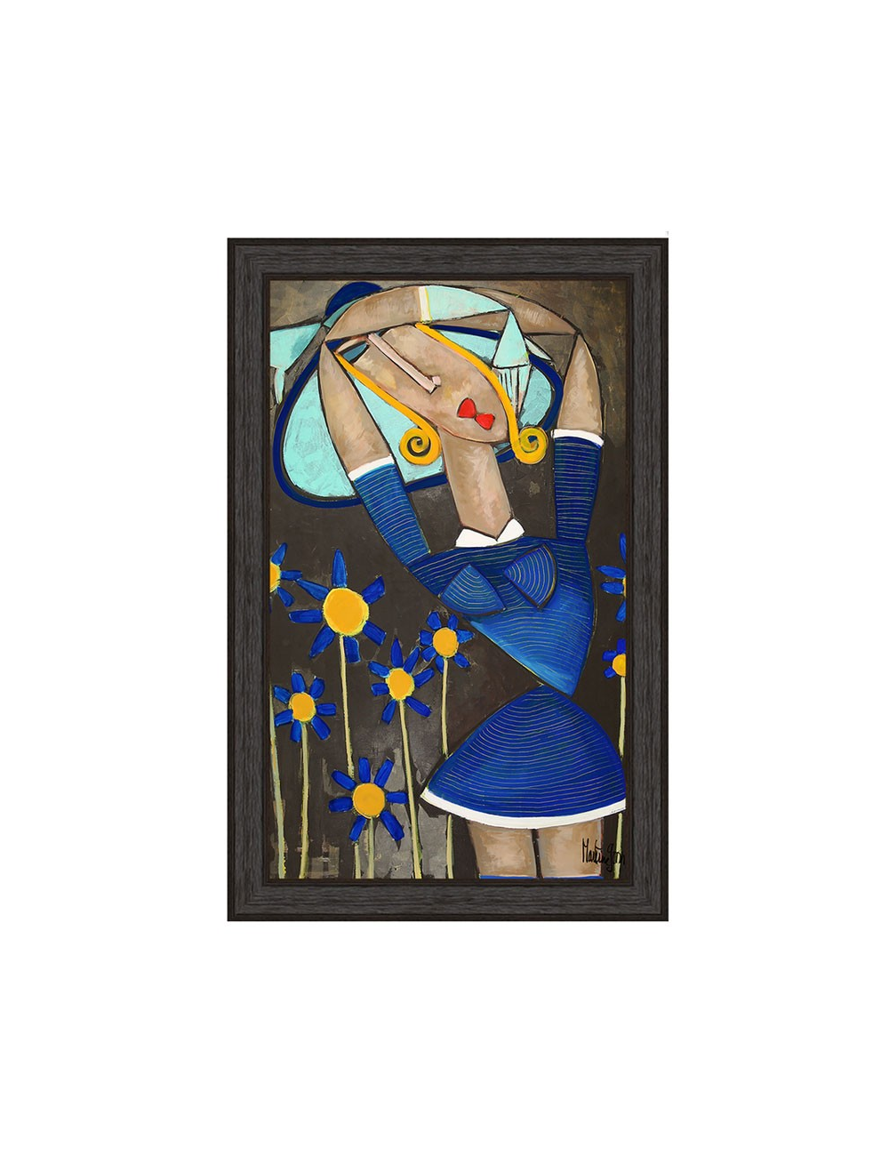 Tableau Tout bleu – Martine Gonnin