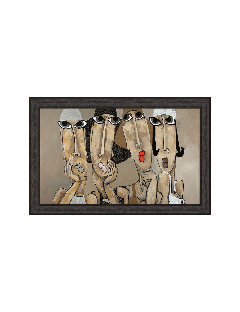Tableau Demoiselles de Montmartre – Martine Gonnin