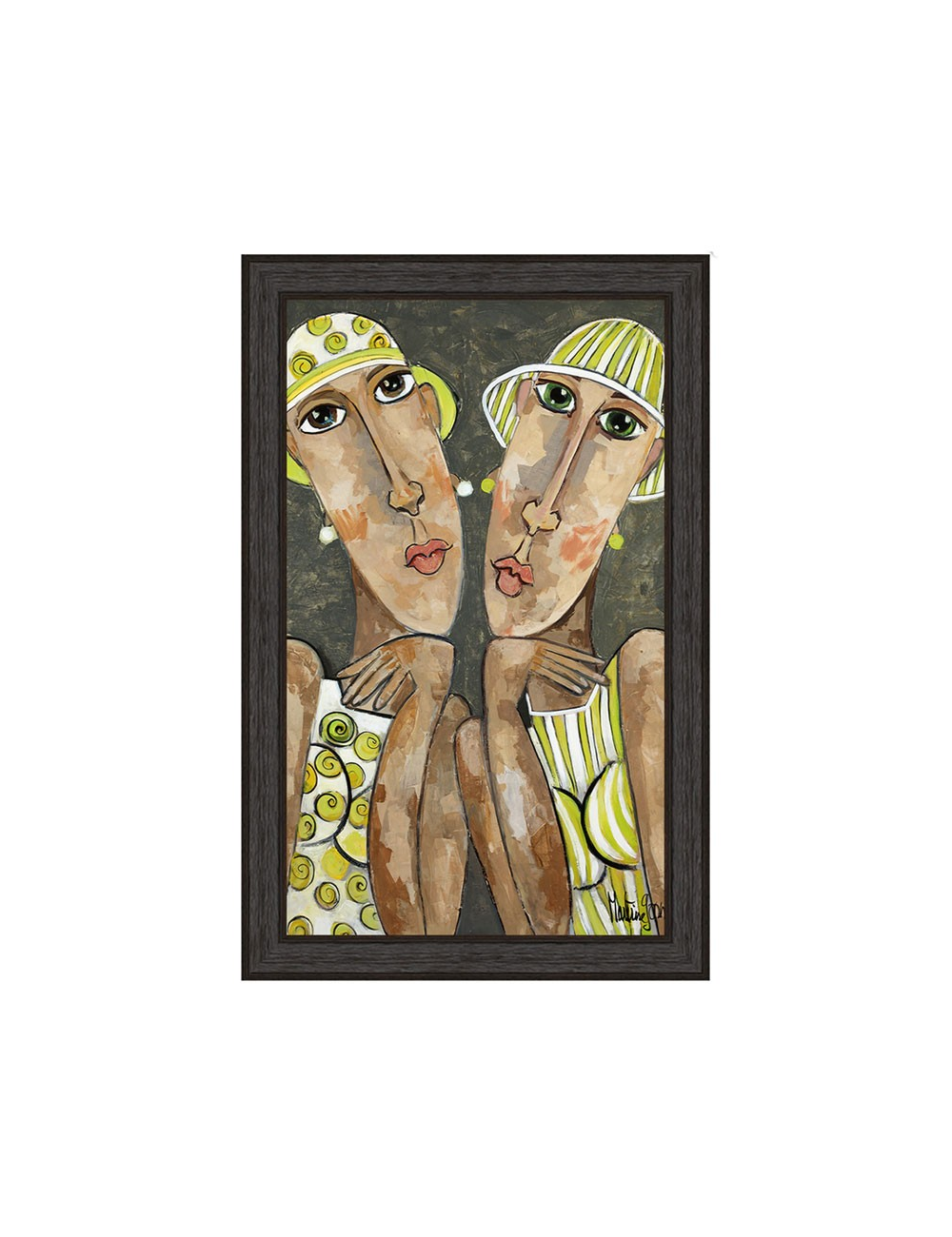 Tableau 80x120 cm Petites Anglaises – Martine Gonnin