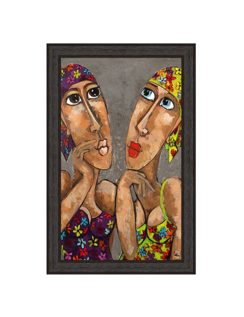 La fille aux bandanas – Tableau 80x120 Martine Gonnin