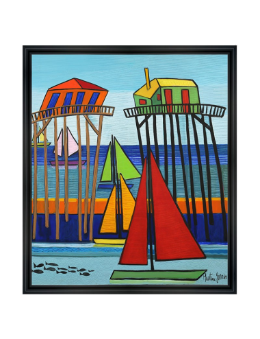 Color Tchanqué – Tableau de Martine Gonnin-85x100