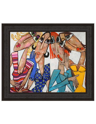 Tenue de Gala – Tableau 80x100-Martine Gonnin