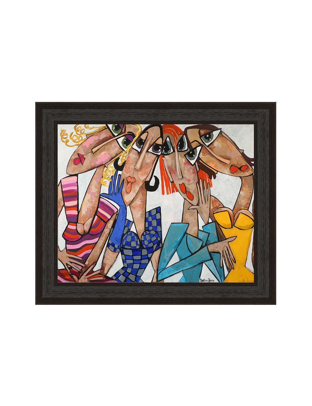 Tenue de Gala – Tableau 80x100-Martine Gonnin