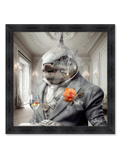 Requin Luxury, Tableau XXL de Sylvain Binet