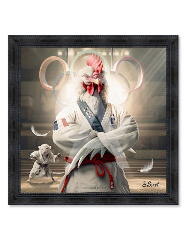 Tableau Coq Judo – Sylvain Binet