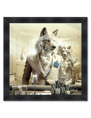 Loup Luxury,Tableaux XXL de Sylvain Binet