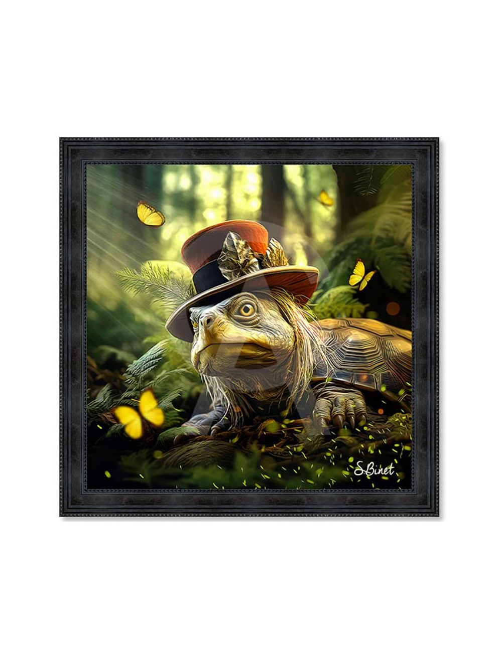Tableau XXL Tortue fantastique – Sylvain Binet