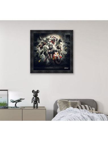 Super Héros, tableaux XXL de Sylvain Binet