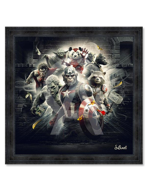 Super Héros, tableaux XXL de Sylvain Binet