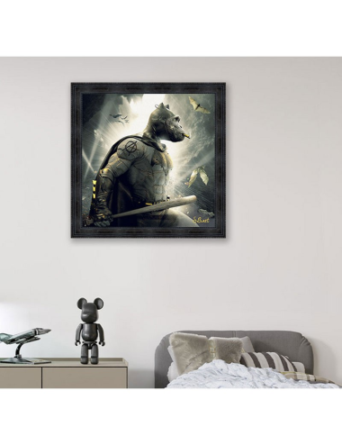 Tableau XXL Singe Batman – Sylvain Binet, décoration murale