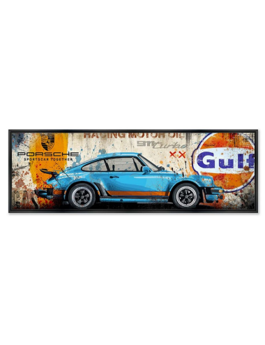 Tableau Porsche 911 Turbo 50x150 cm – Rubix