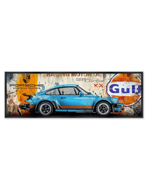 Tableau Porsche 911 Turbo 50x150 cm – Rubix