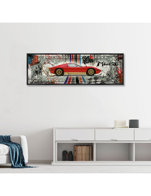 Tableau grand format Lamborghini Miura – RUBIX
