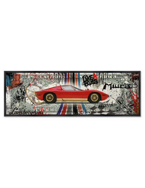 Tableau grand format Lamborghini Miura – RUBIX