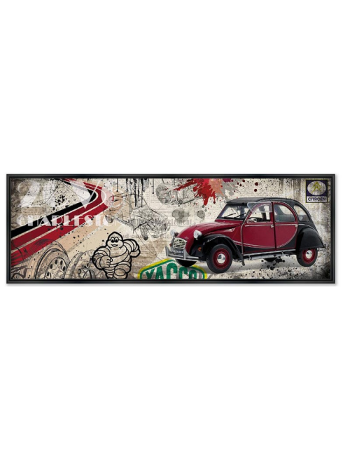 Tableau mural 2CV Charleston – RUBIX