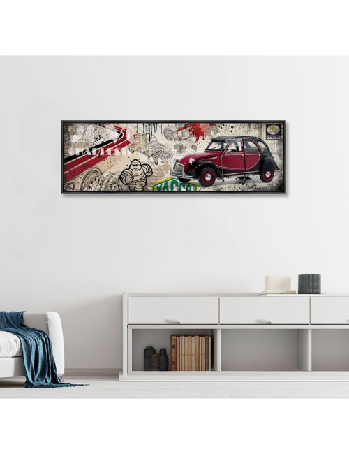 Tableau mural 2CV Charleston – RUBIX