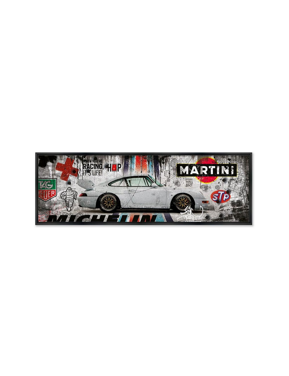 Tableau mural Porsche 996 RSR – Rubix