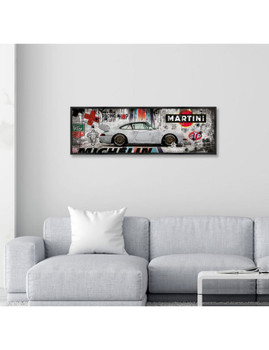 Porsche 996 RSR – Tableau panoramique 50x150 cm - Rubix