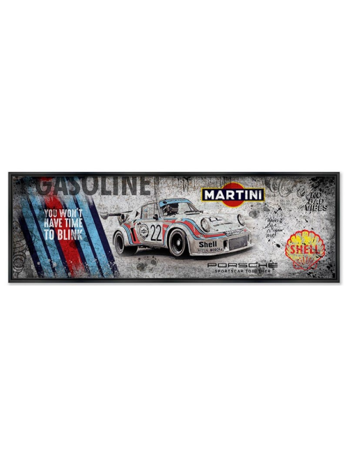 Tableau Porsche Martini -Rubix