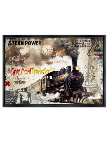 Tableau mural Steam Power par Rubix