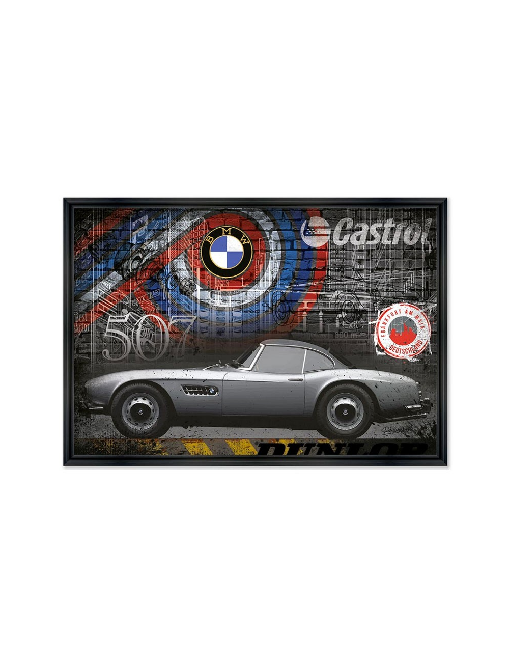 Tableau déco BMW 507 par Rubix