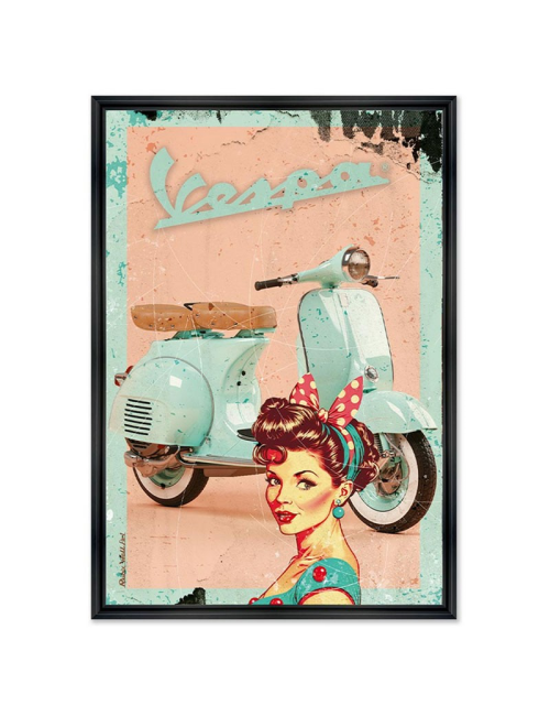 Tableau Rubix Vespa Rétro