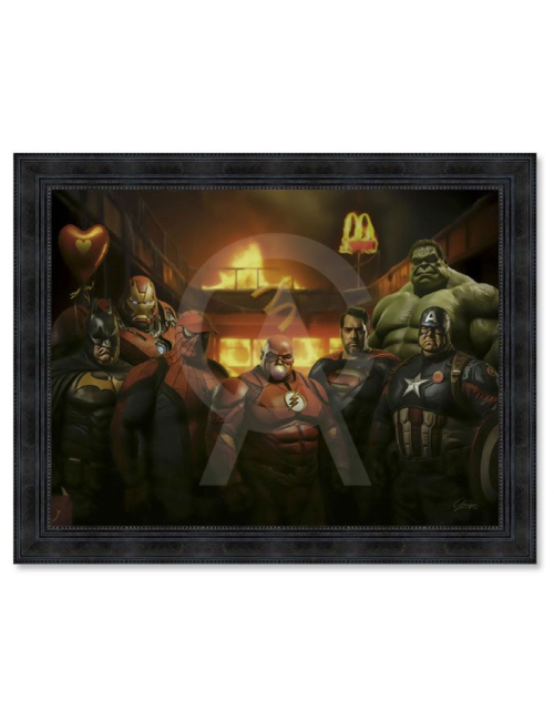 "Fatvengers",60x80cm, Alexandre Granger