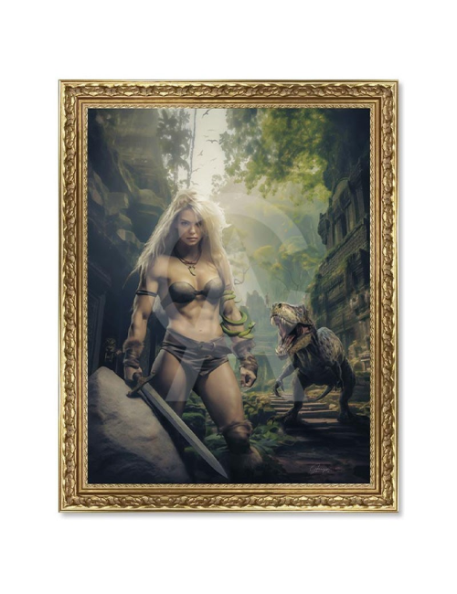 "Amazone",90x120cm, tableau Alexandre Granger