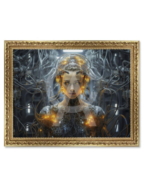 "AI",90x120cm, tableau d'Alexandre Granger