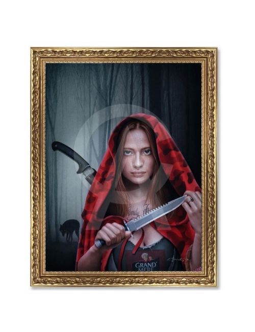 "Peit chaperon rouge",90x120cm, Alexandre Granger