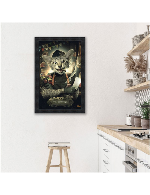 "Mr Butcher", 80x120cm de Sylvain Binet