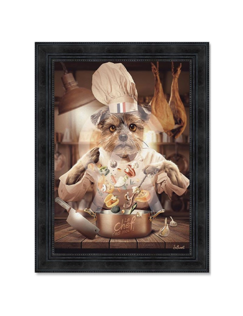 "C'est moi le chef",80x120cm de Sylvain Binet