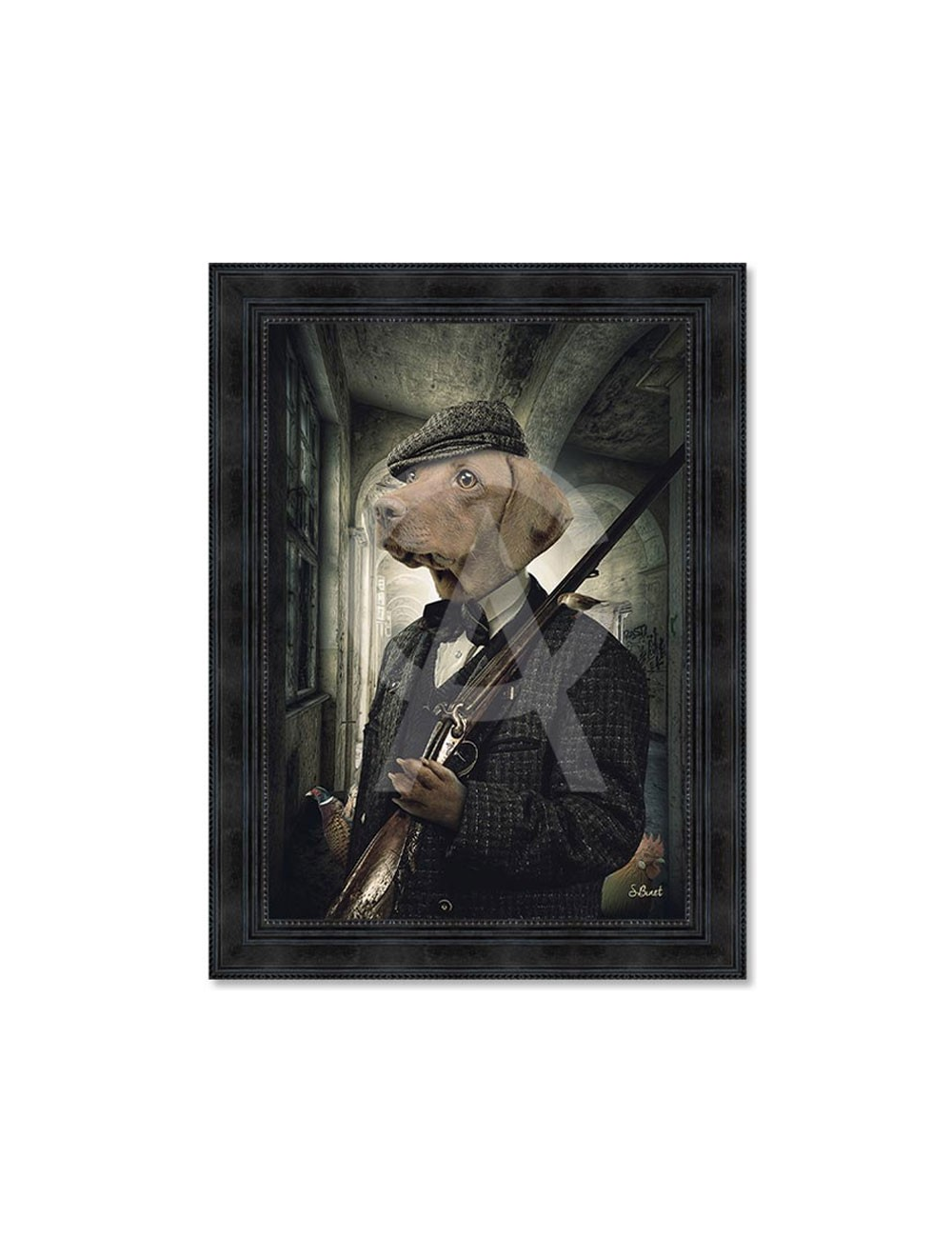 "Chasseur, Braque",80x120cm de Sylvain Binet
