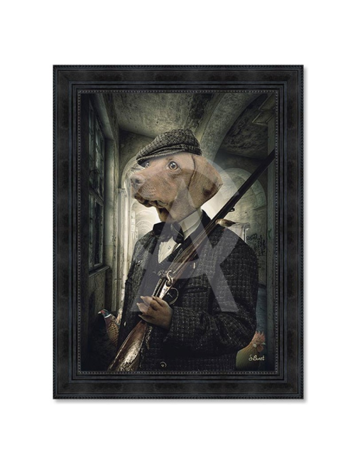 "Chasseur, Braque",80x120cm de Sylvain Binet