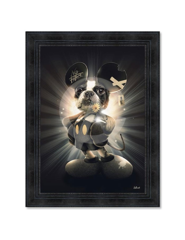 Tableau Mickey Chien 80x120 cm – Sylvain Binet