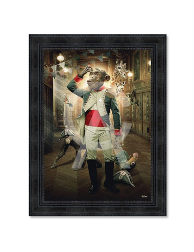 Tableau Singe Empereur 80x120 cm – Sylvain Binet