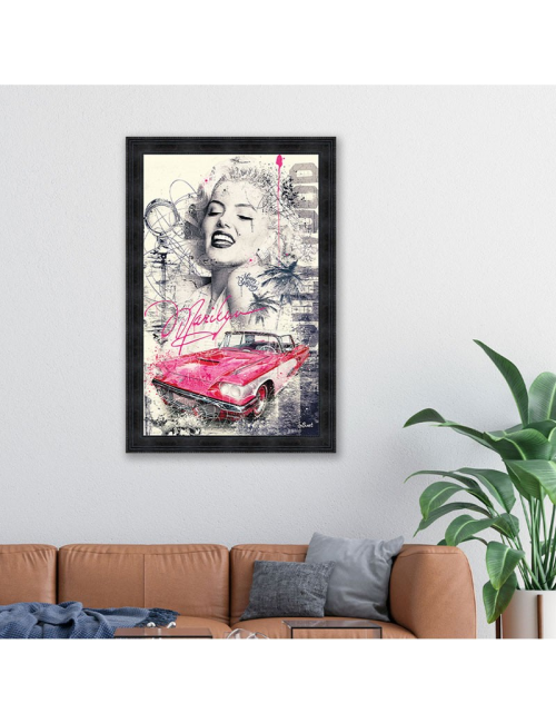 "Marilyn Cadillac",50x70cm, de Sylvain BINET