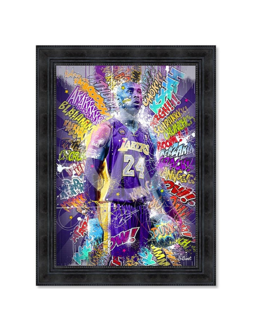 "Kobe Bryant",80x120cm, tableau de Sylvain Binet