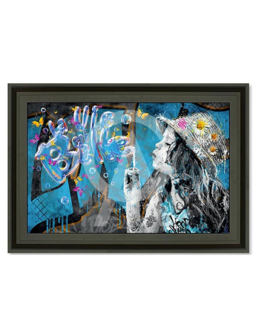 La petite fille et les bulles, Tableaux de ROMARIC